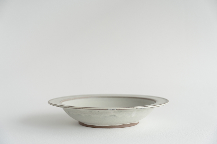 二川修 - 8寸湯碗 / 白