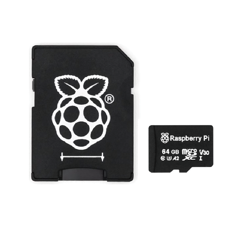 樹莓派 官方 Micro SD卡 64G (預裝官方 Raspberry Pi 系統 Pi 5 / PI4 / PI3 / zero)