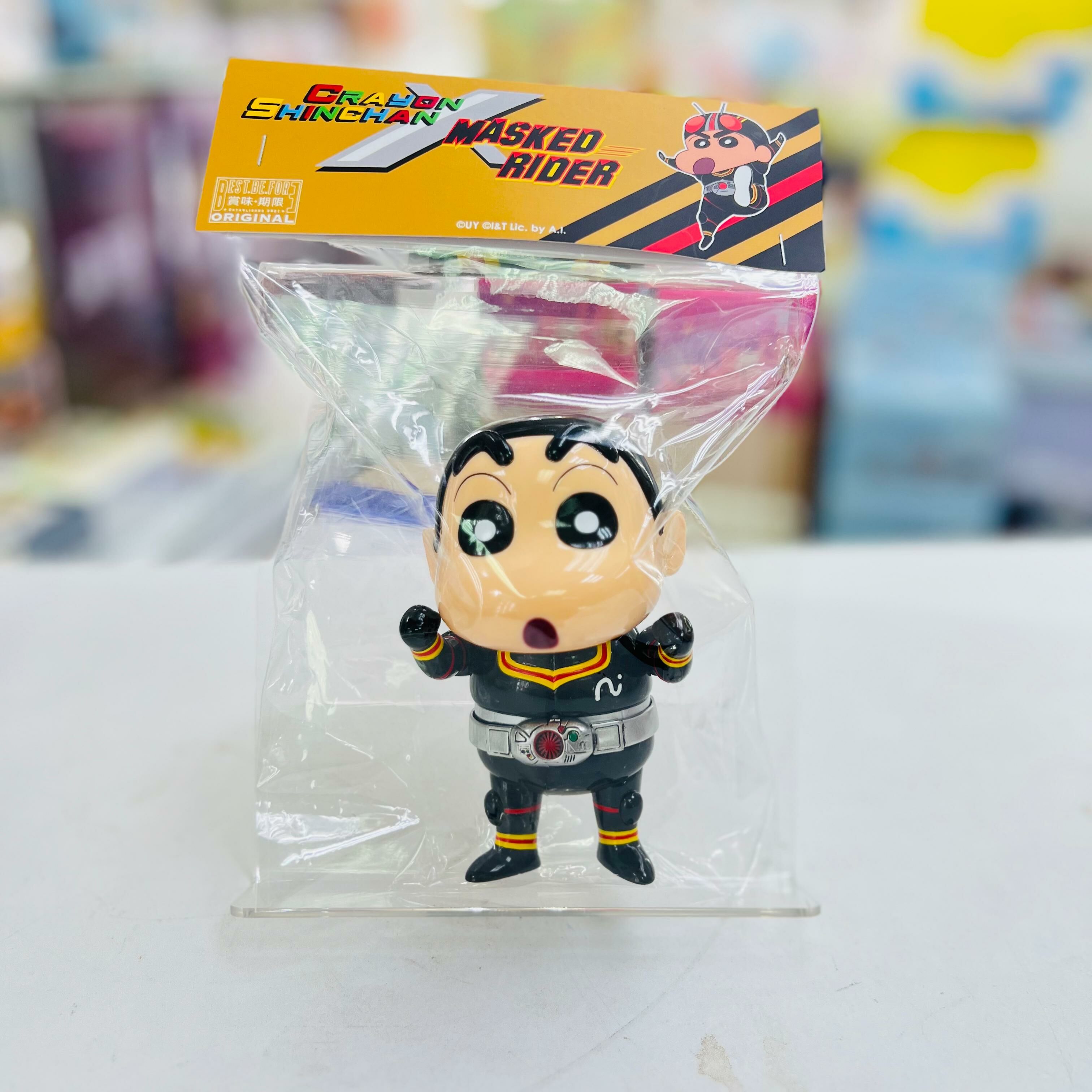 Crayon Shinchan x Kamen Rider BLACK / Bochan x Shocker  SOFT VINYL FIGURE by Best.be.fore