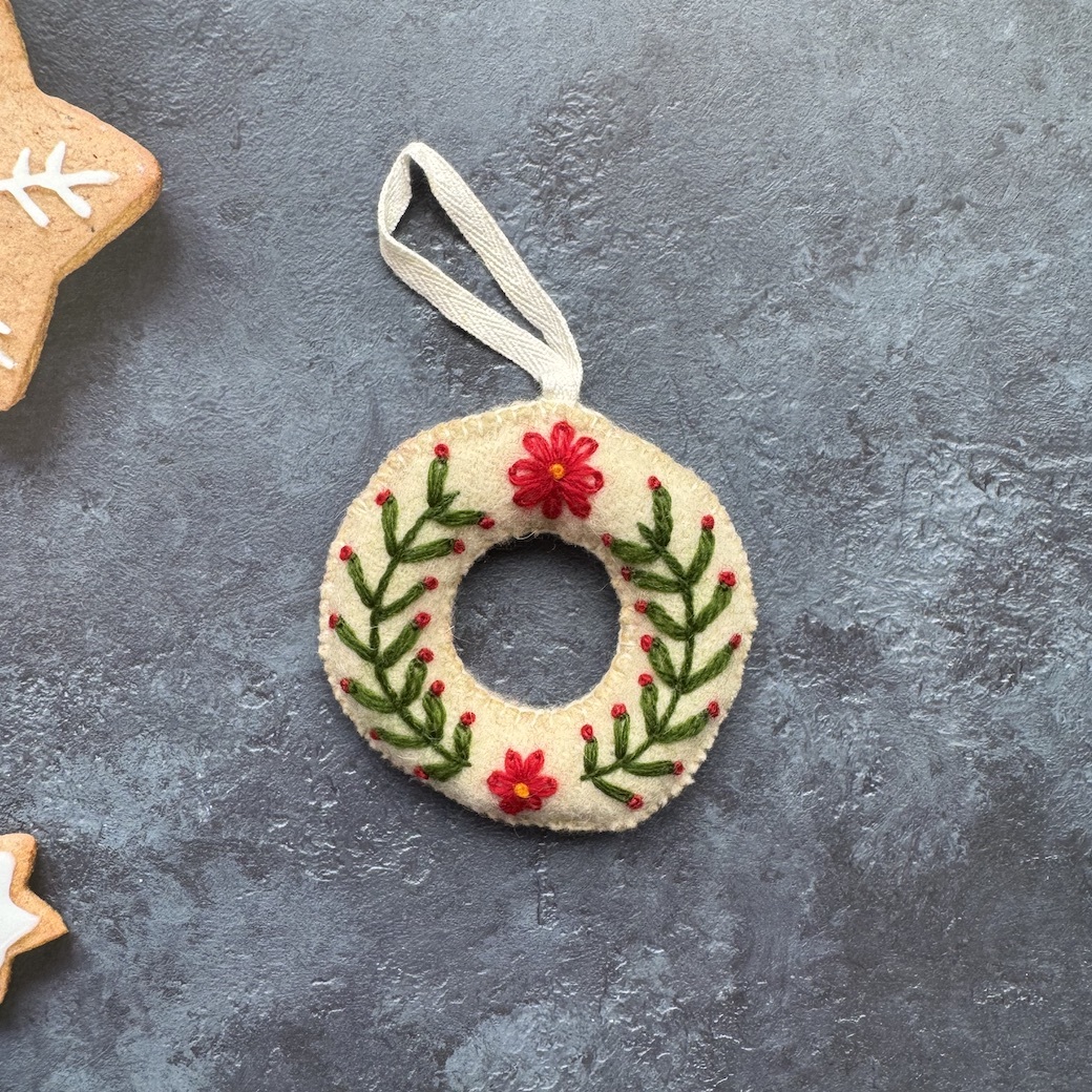 冬青圓圓圈 | 節日吊飾