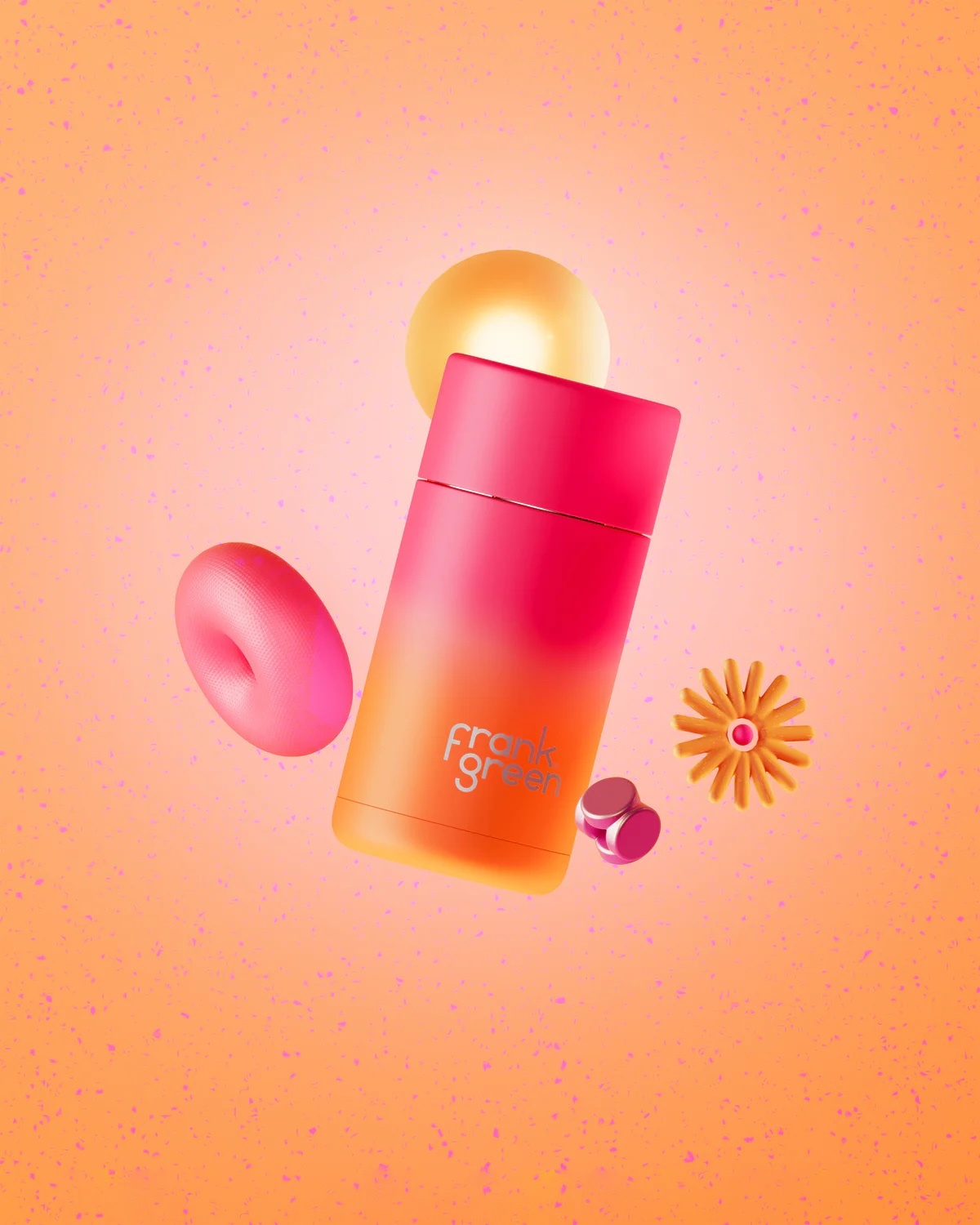 Gradient Ceramic Reusable Bottle - Summer Sunset - 12oz / 355ml| FRANK GREEN