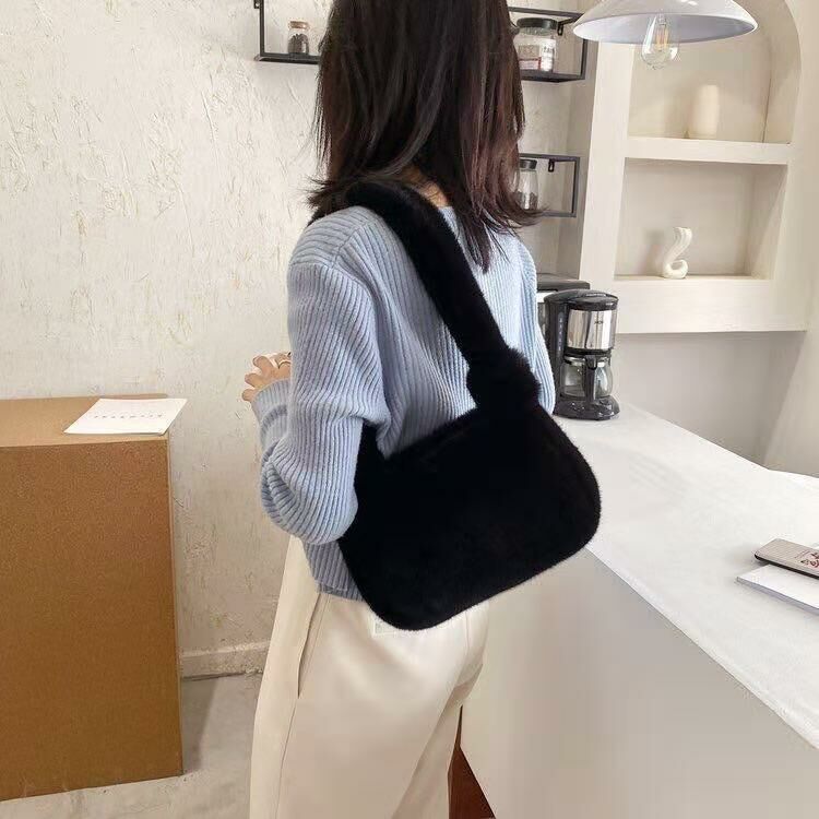 Furry Shoulder Bag