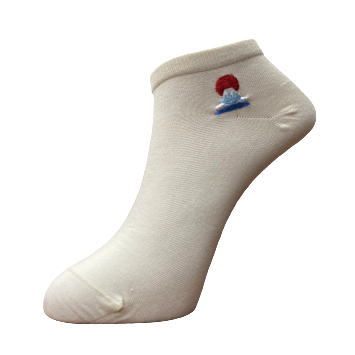 涼感刺繡1/4襪 涼感船型襪 涼感船襪 涼感襪 襪子 女襪