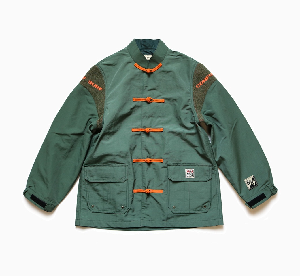 KAPITAL 60/40 CROSS KUNG FU MAU PA JACKET - GREEN PRE ORDER ITEM (預訂中)