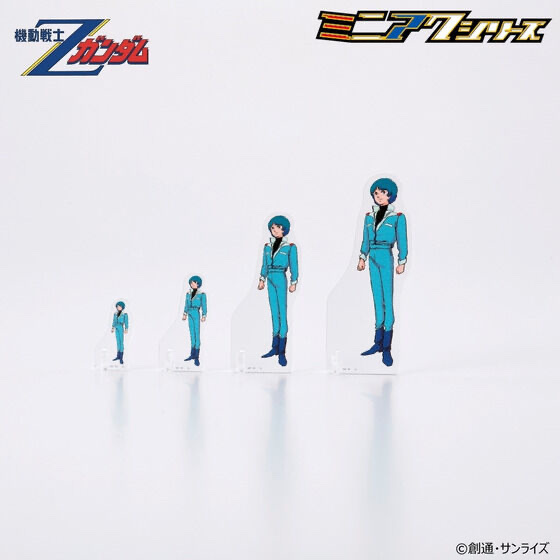 221002 Pbandai 預訂 2025/1月 機動戦士Zガンダム ミニアクシリーズ アクリルスタンド 4サイズセット（全3種）⚠️⚠️只有立牌‼️‼️