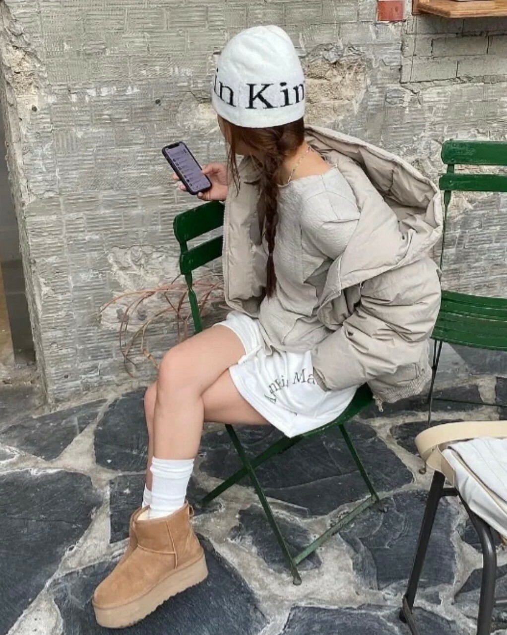 Matin Kim 針織毛帽 羊毛雙面冷帽 三色