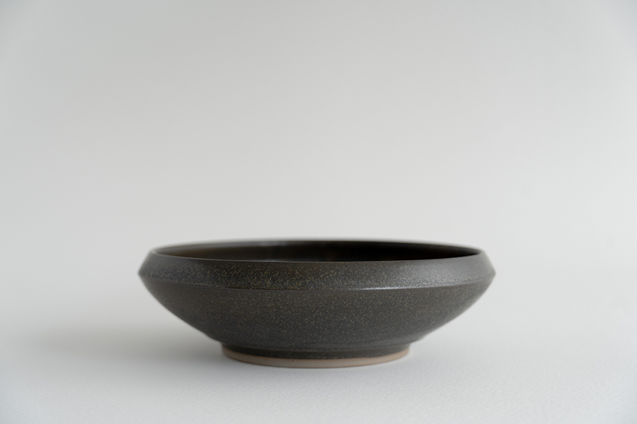 二川修 - 8寸盤珠缽 / 茶