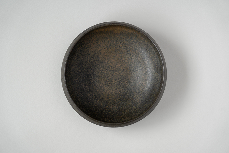 二川修 - 8寸盤珠缽 / 茶