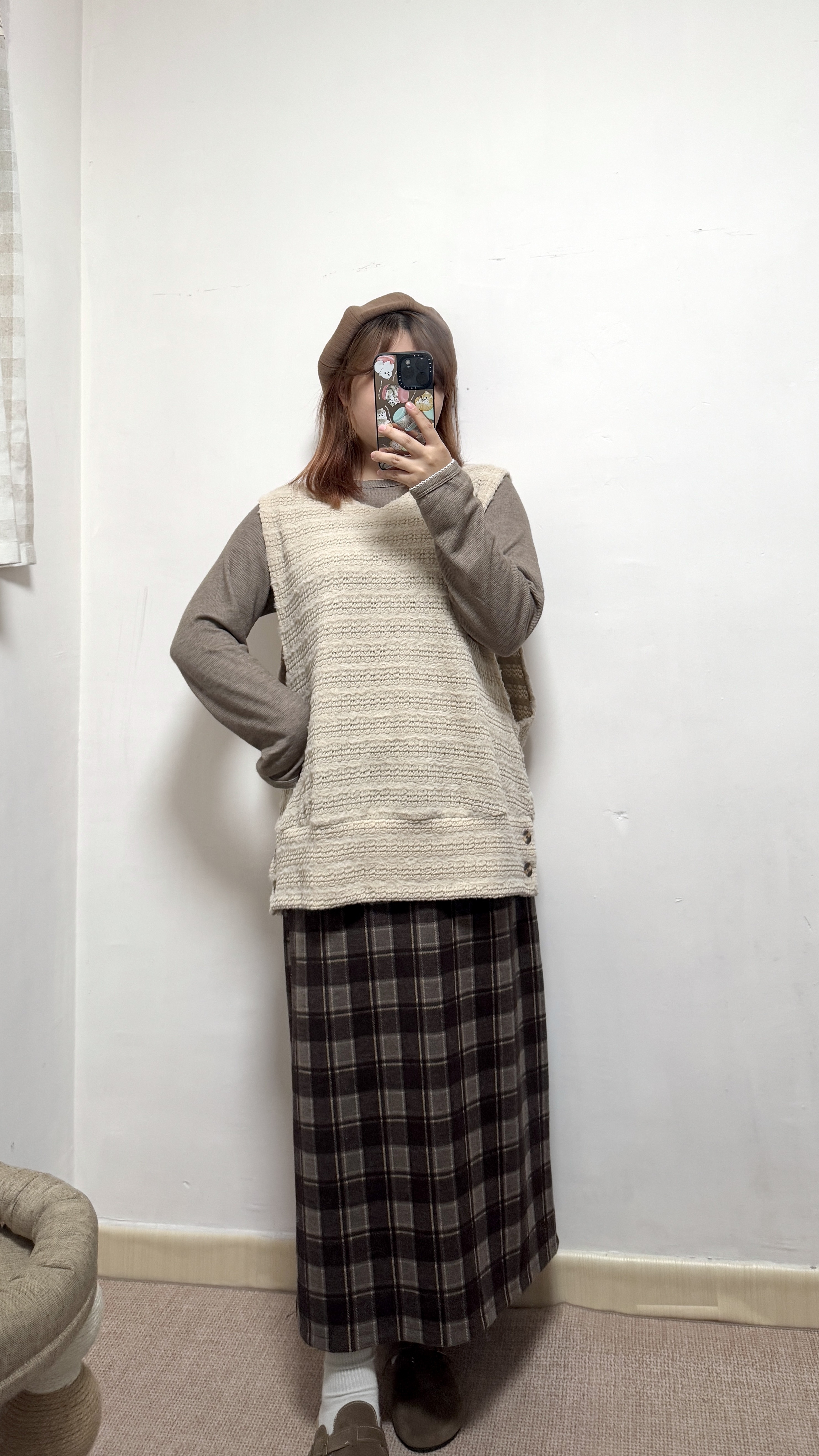 超軟熟(˶‾᷄ ⁻̫ ‾᷅˵)毛毛側鈕背心