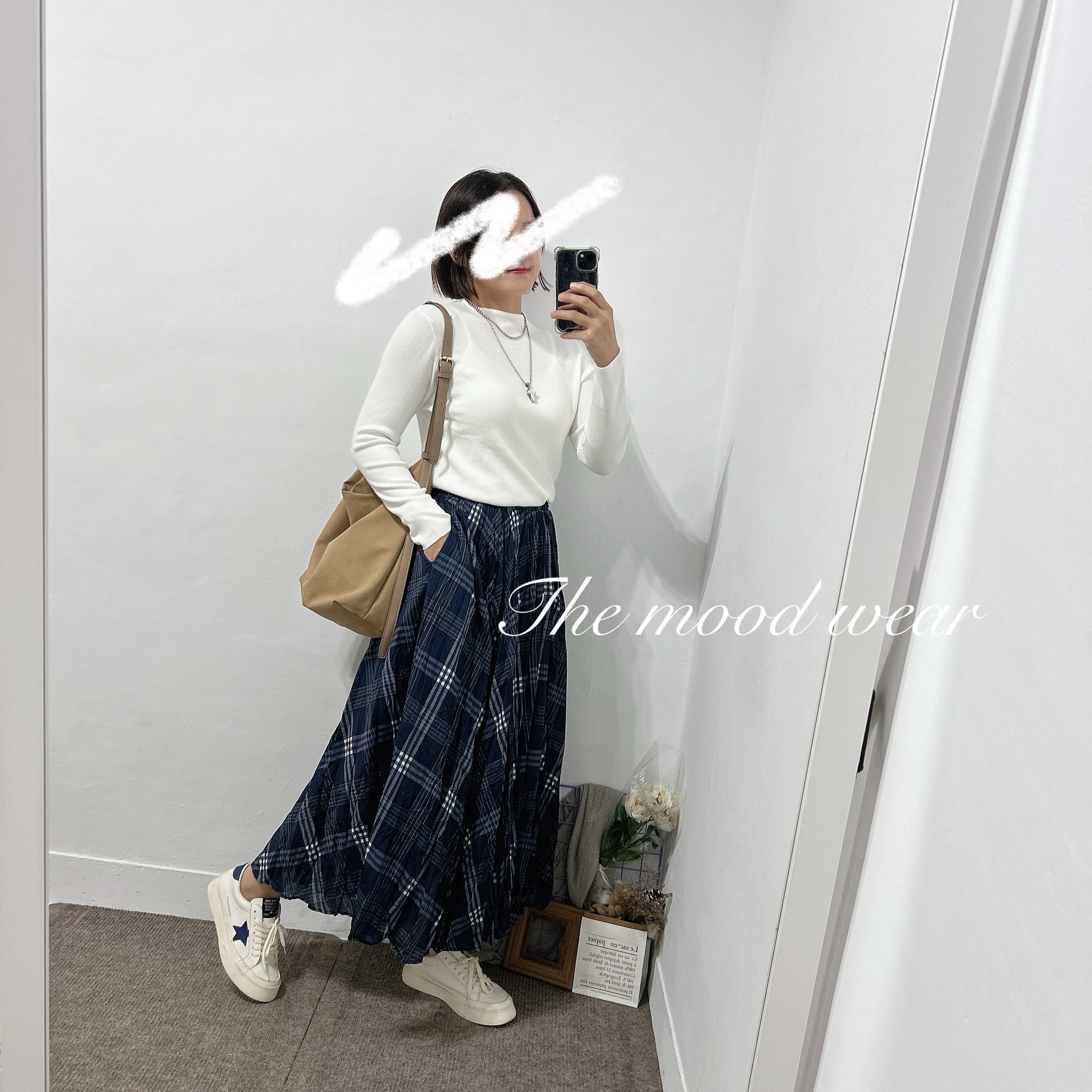 超彈性直坑條微高領針織上衣 (咖啡/灰色/黑色/白)