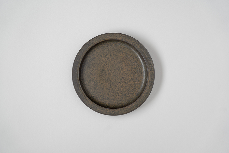 二川修 - 6.5寸皿 / 茶
