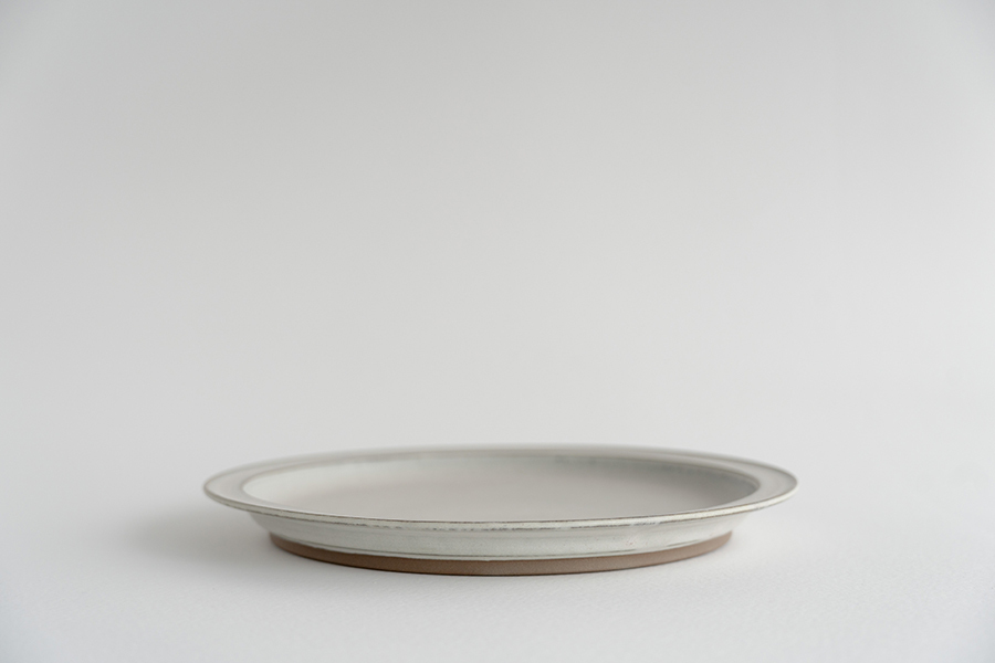二川修 - 9.5寸皿 / 白