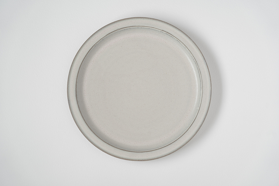 二川修 - 9.5寸皿 / 白