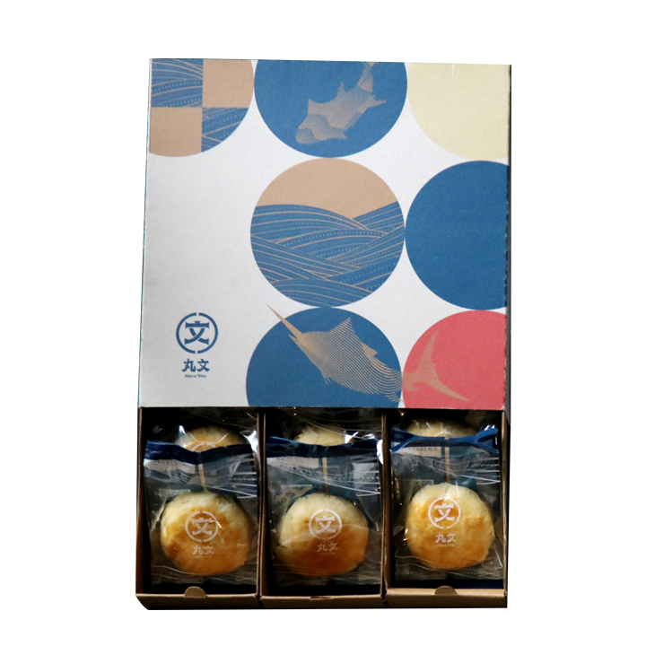 【丸文】顆粒旗魚鬆餅十二入禮盒