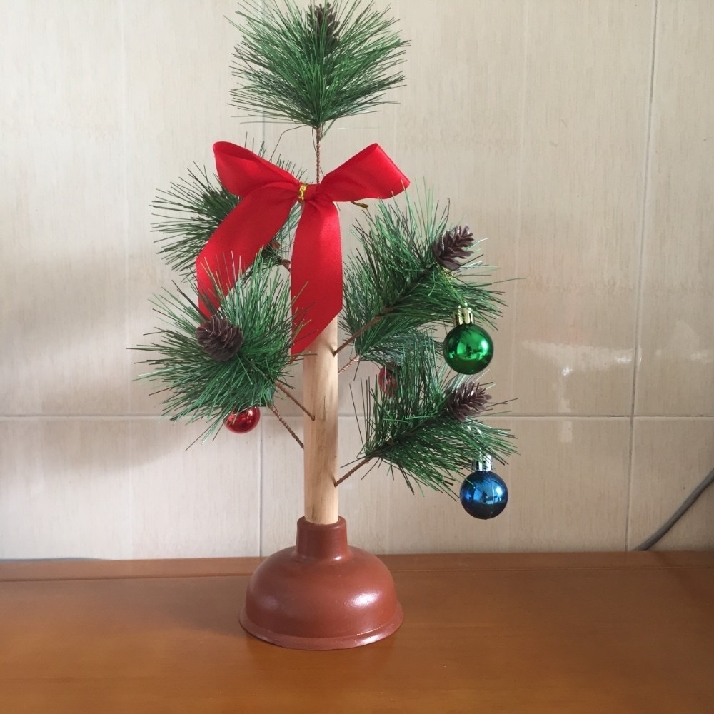 Christmas Brush 一物兩用聖誕樹| 聖誕樹廁所泵| 聖誕禮物 交換禮物