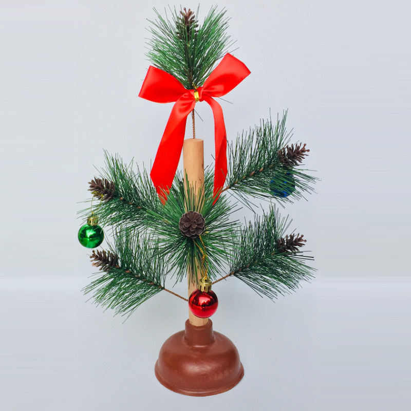 Christmas Brush 一物兩用聖誕樹| 聖誕樹廁所泵| 聖誕禮物 交換禮物