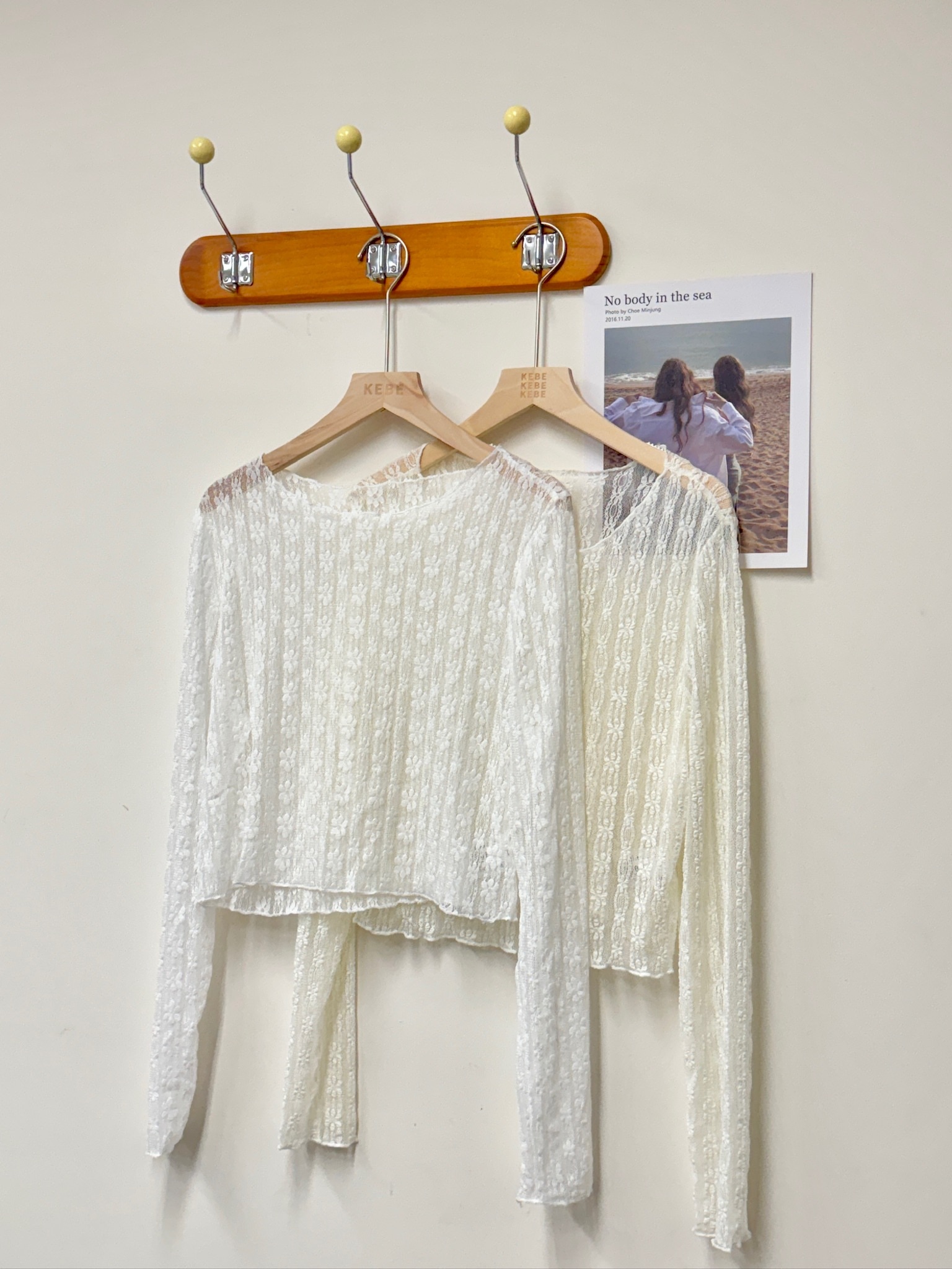 緹花女孩層次感上衣