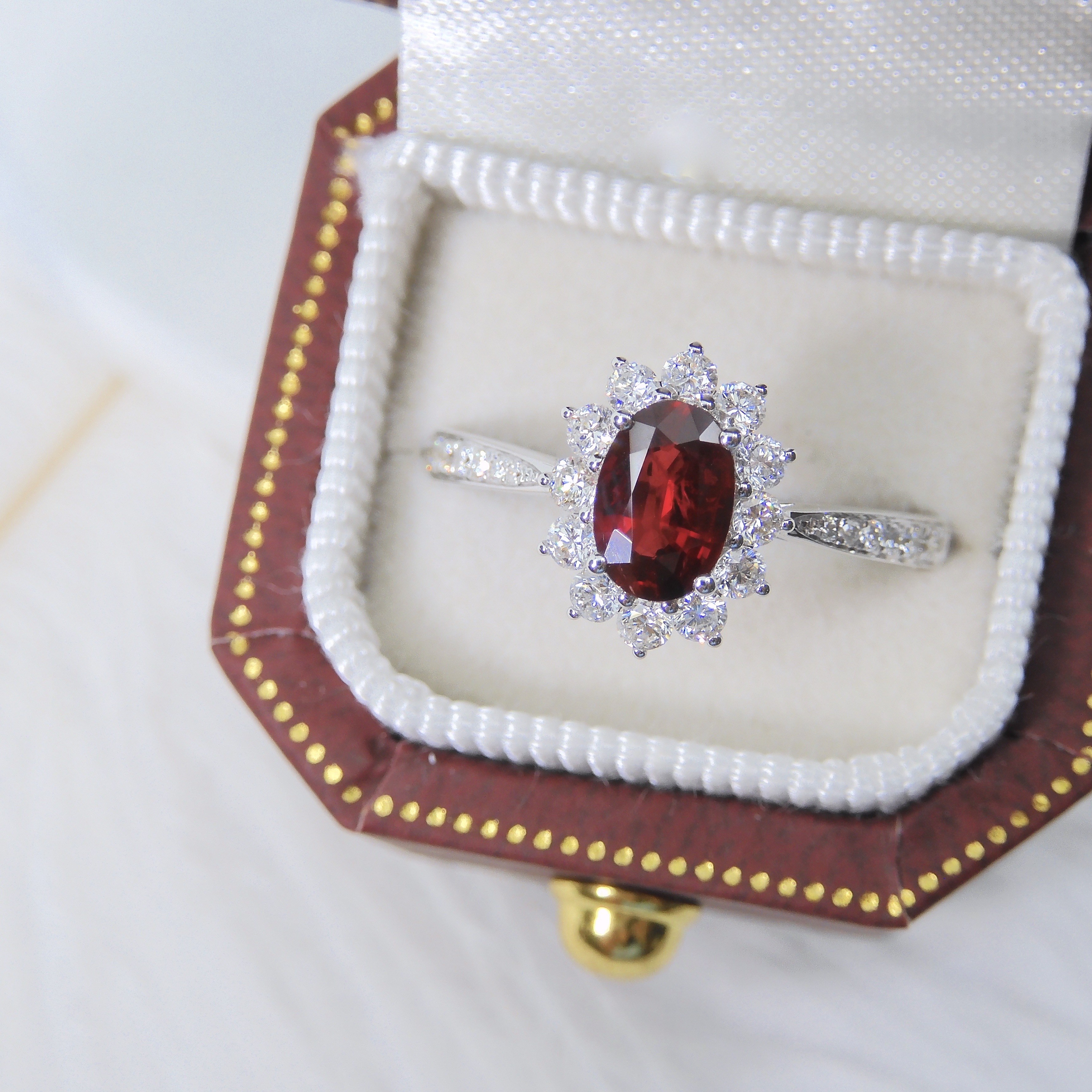 18K金 0.62ct 紅寶石戒指 (配國際證書)