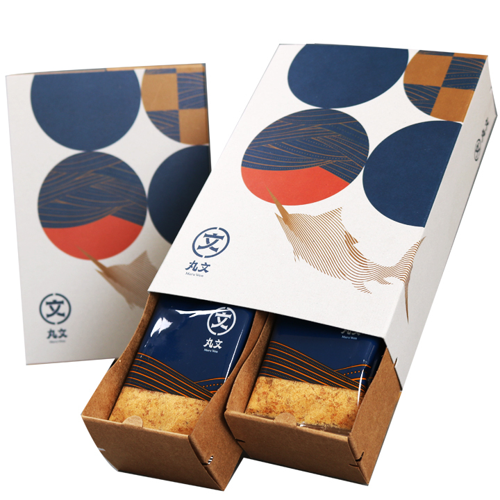 【丸文】魚酥隨手包雙層分享盒(鮭魚酥12入)