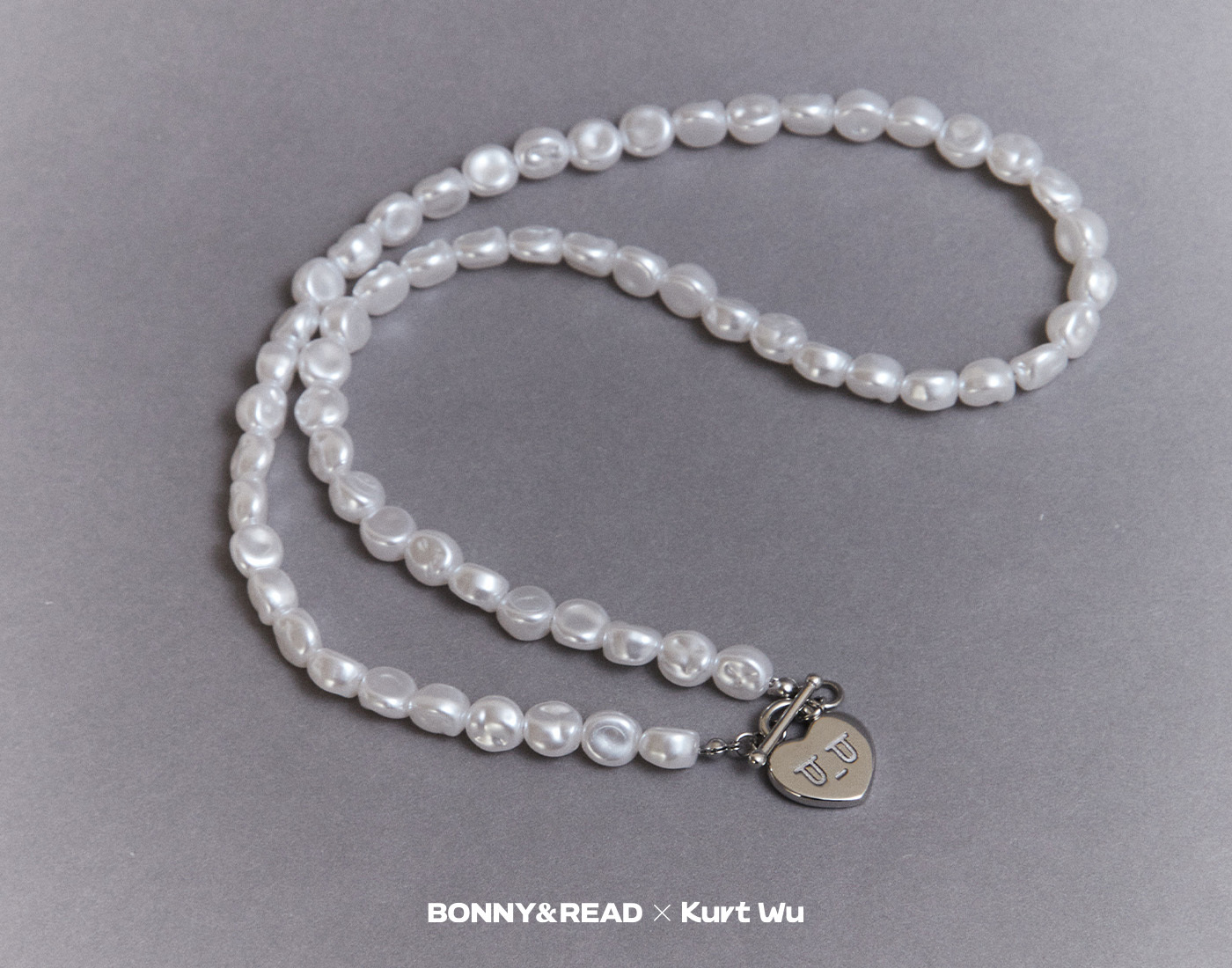 飾品,kurt聯名,kurt wu,愛心,項鍊,necklace,珍珠,pearl