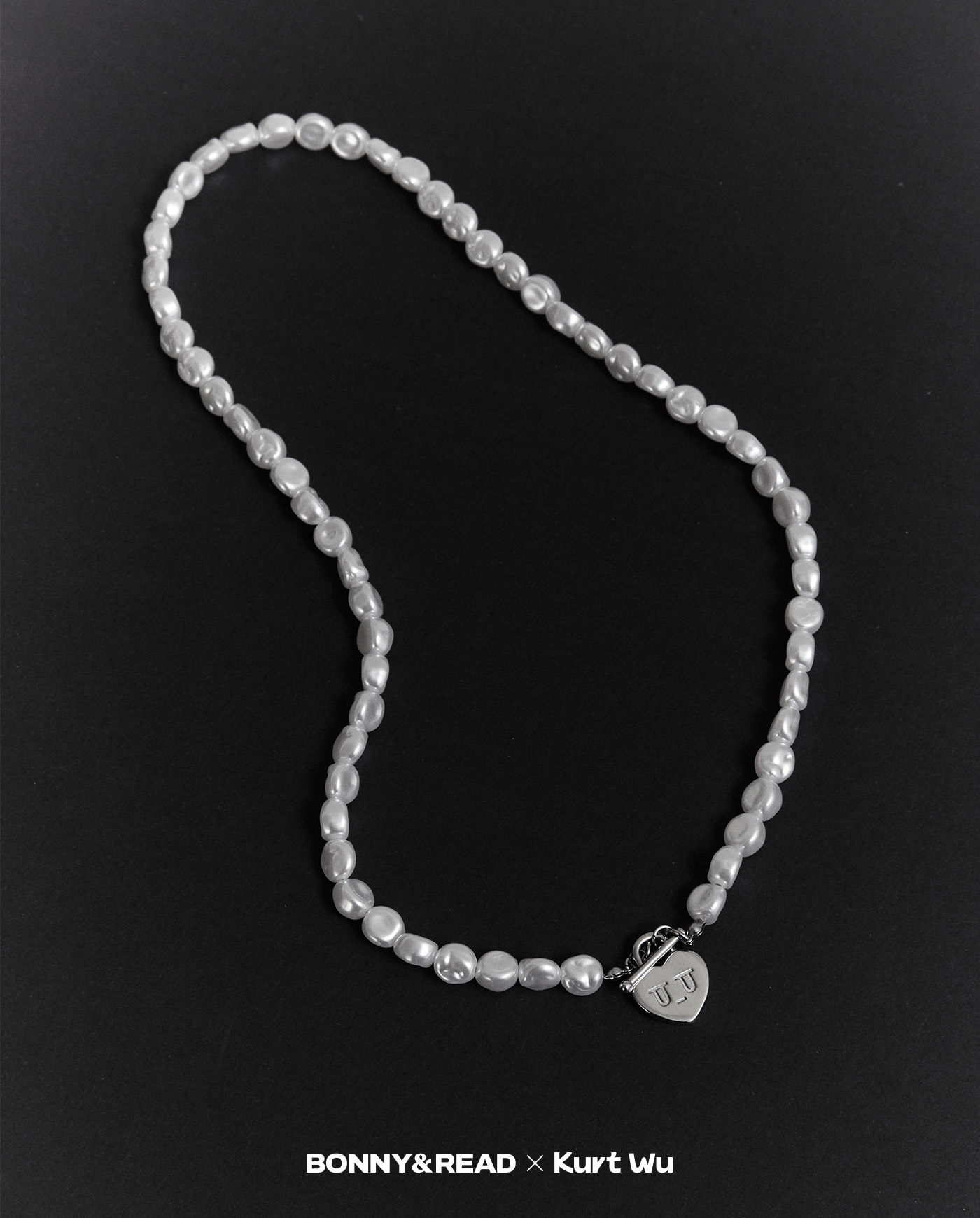 飾品,kurt聯名,kurt wu,愛心,項鍊,necklace,珍珠,pearl