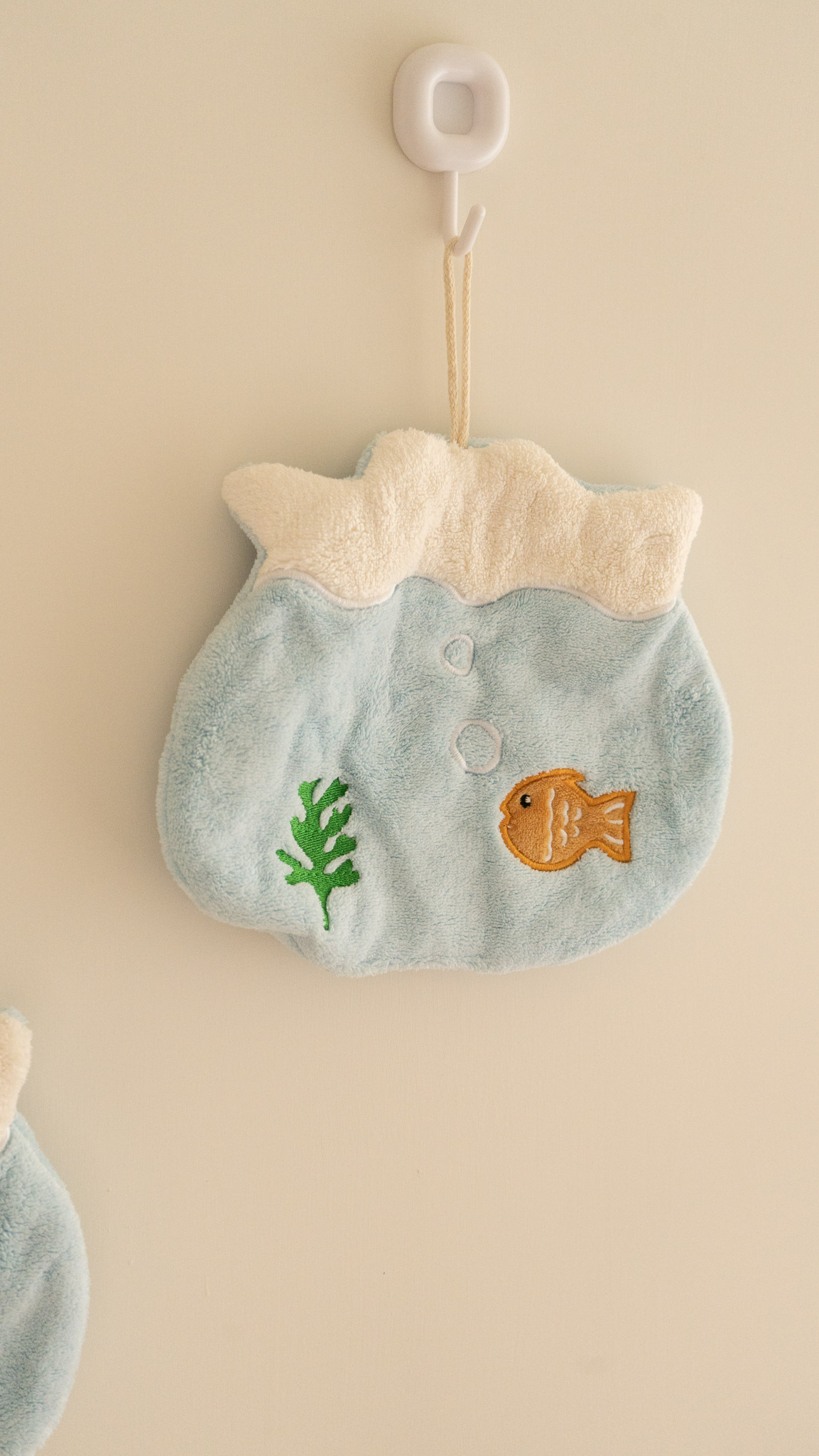 魚缸小魚擦手巾