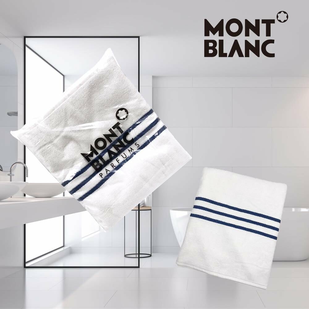 【 MONT BLANC 萬寶龍】飯店級大浴巾 ｜ 限時免運
