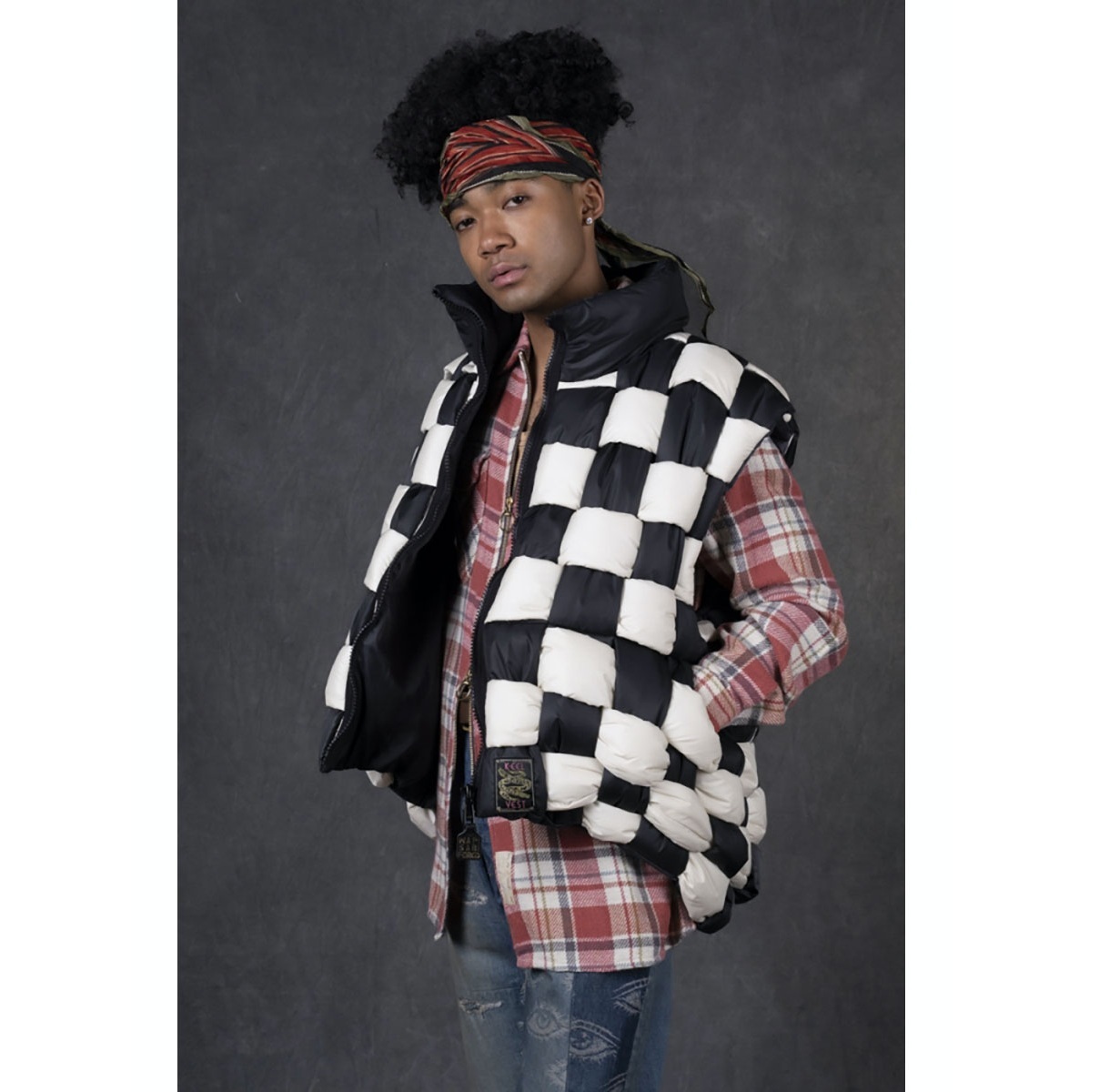 KAPITAL 2024 A/W RIPSTOP NYLON KEEL WEAVING VEST - PRE ORDER ITEM (預訂中)