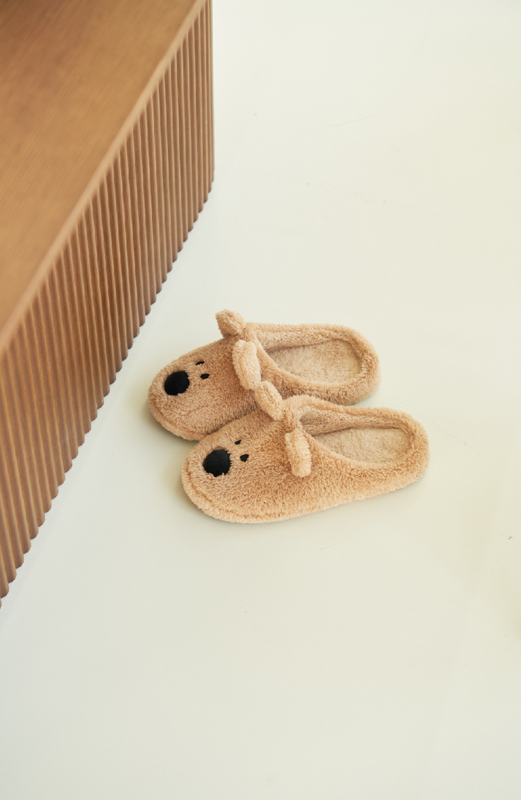 韓國連線🇰🇷 Dinotaeng 毛絨室內拖鞋 Quokka 棉花糖 毛絨 拖鞋/預購