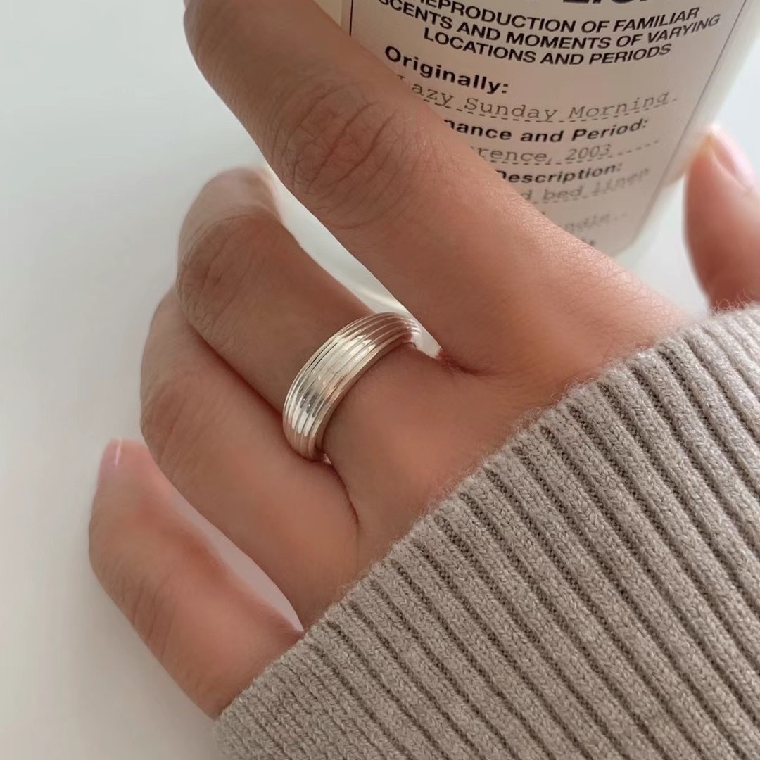 純銀925-凡希 質感重磅純銀戒