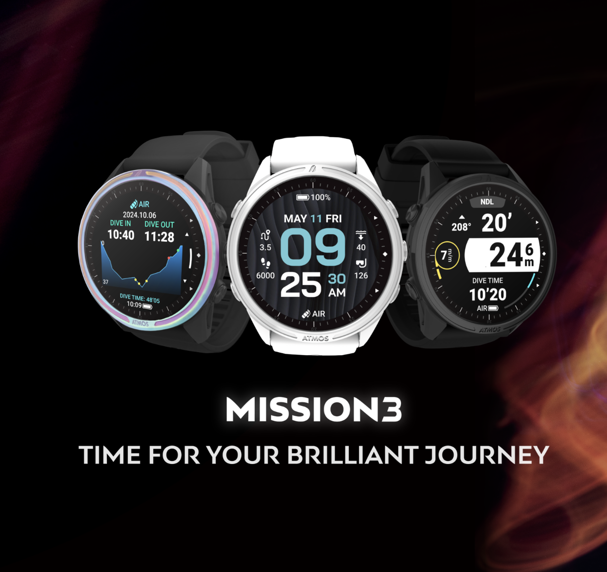 九月大減價 - Atmos Mission 3 最新款潛水電腦錶