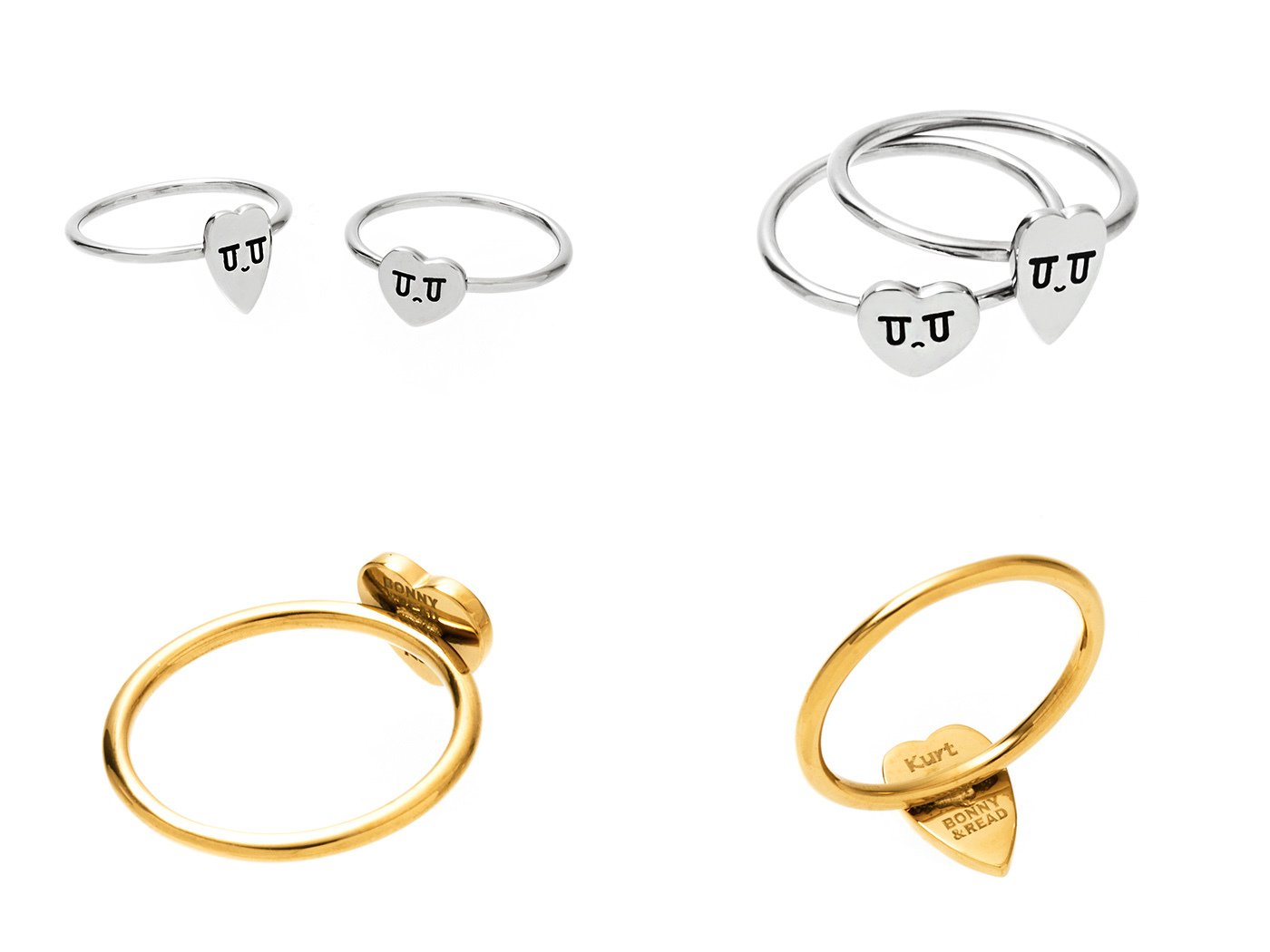 飾品,kurt聯名,kurt wu,愛心,戒指,rings,戒指組