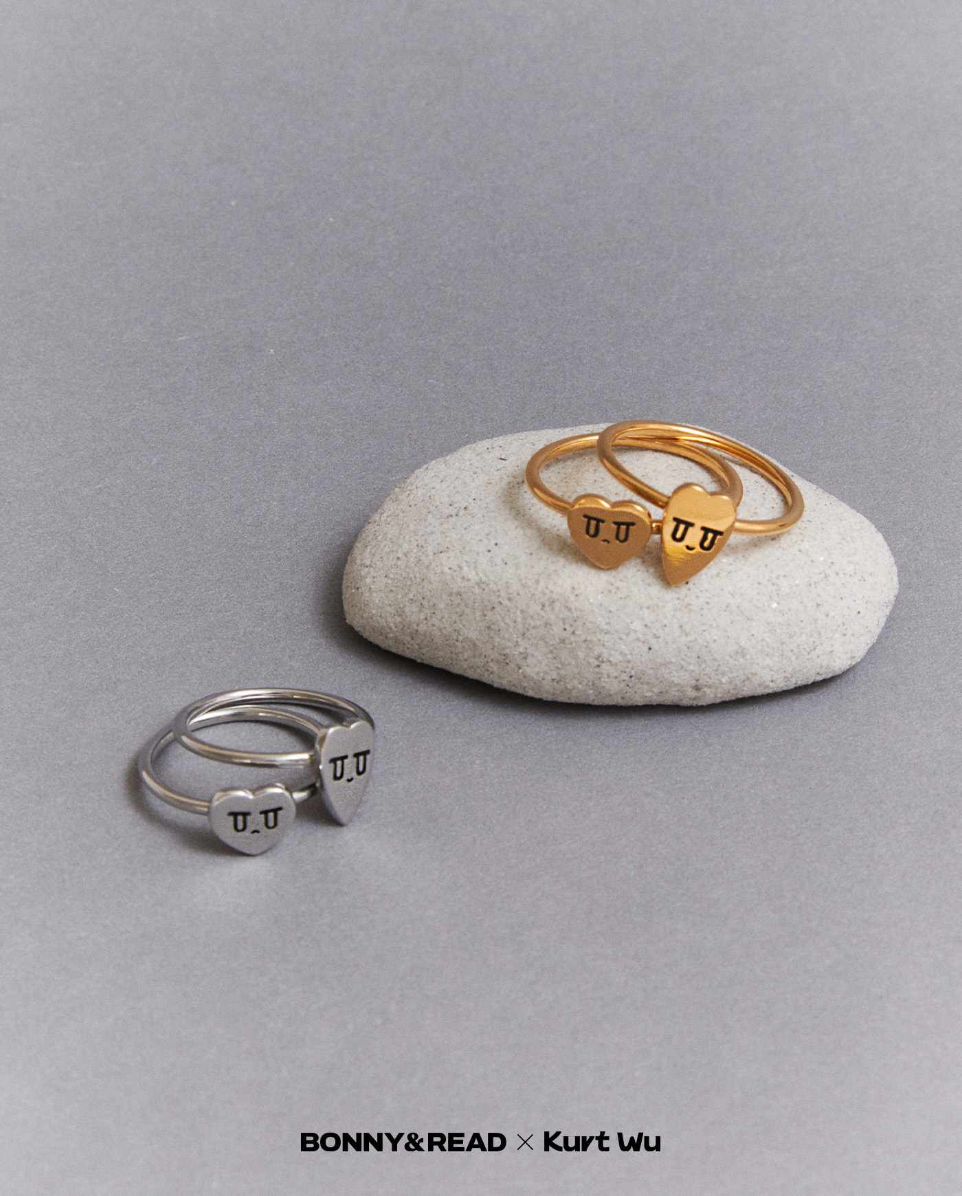 飾品,kurt聯名,kurt wu,愛心,戒指,rings,戒指組