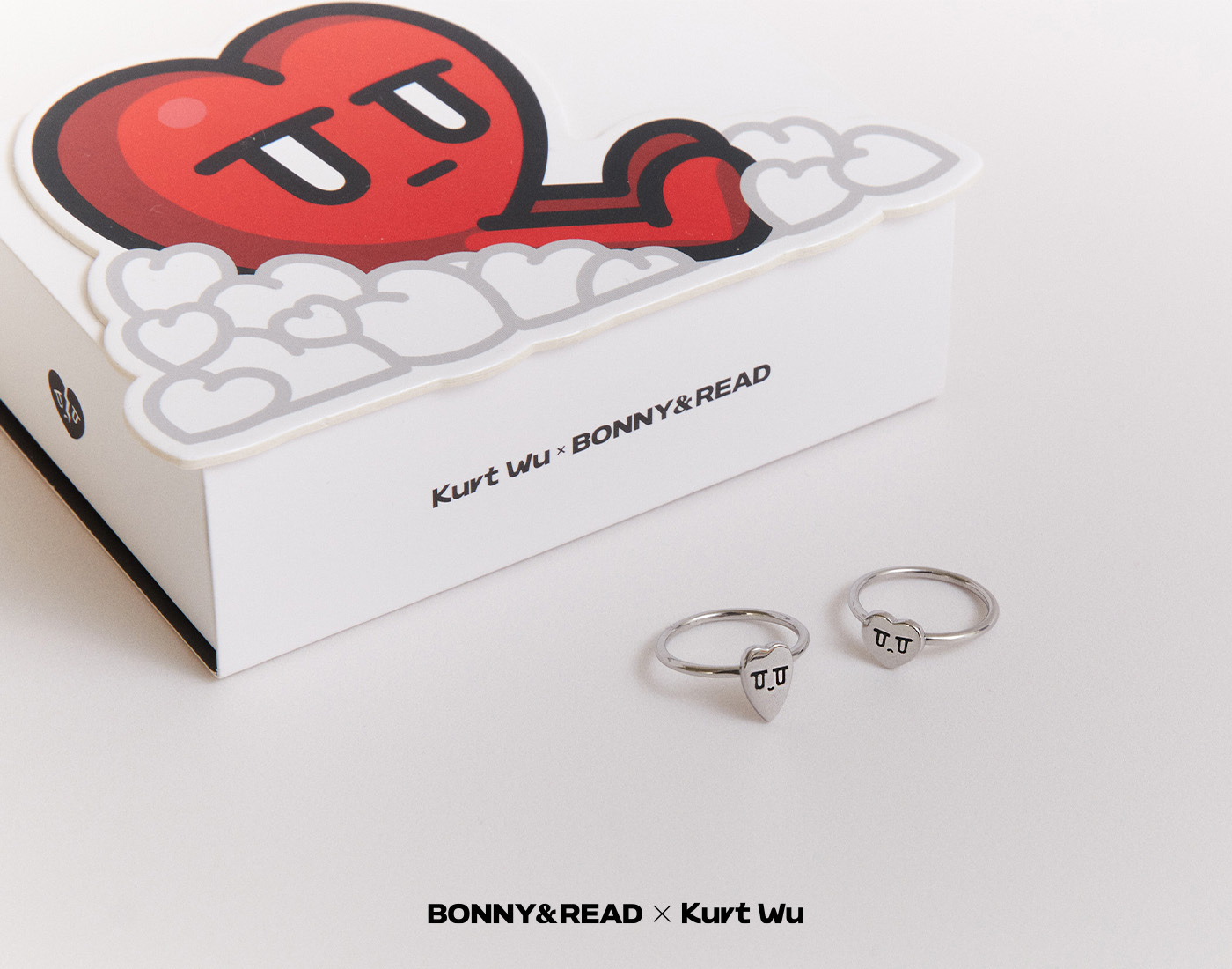 飾品,kurt聯名,kurt wu,愛心,戒指,rings,戒指組