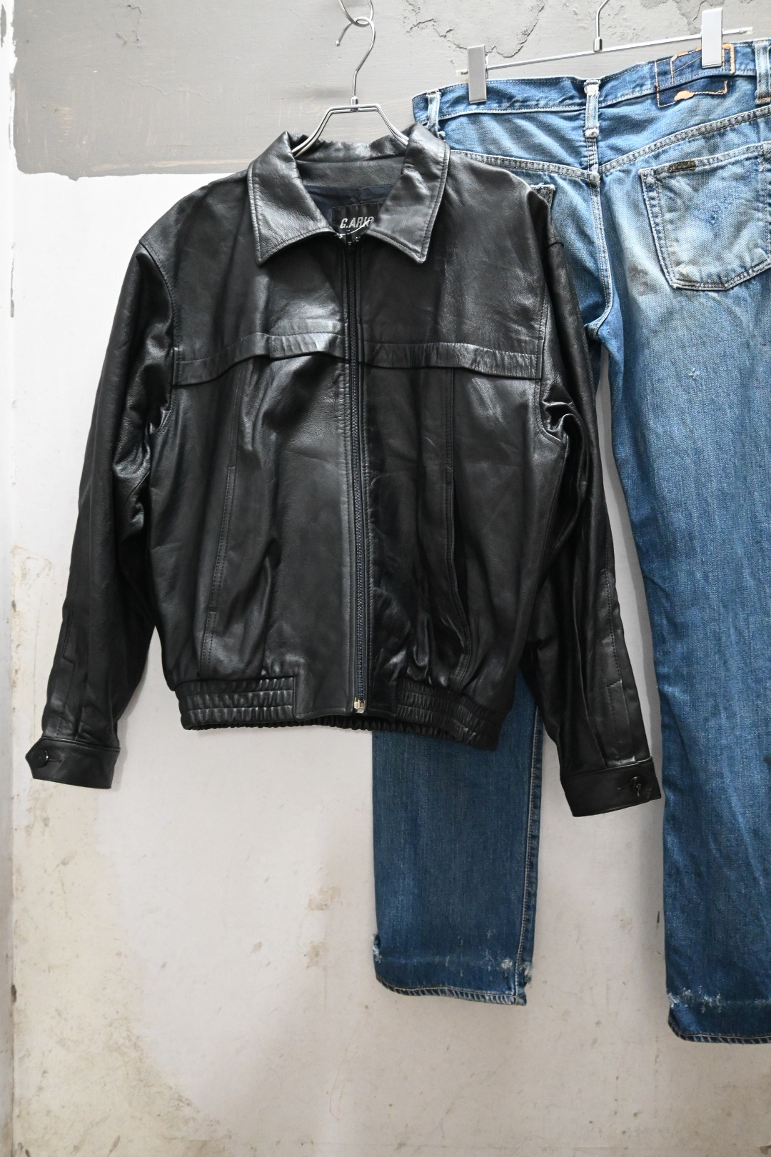 90’s G.ARIOLI Leather Jacket Made in Greece