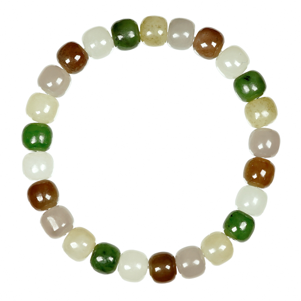 和田玉　【新品　未使用】 和田玉高品多寶和田玉20g 和田玉手珠｜日本彈力繩