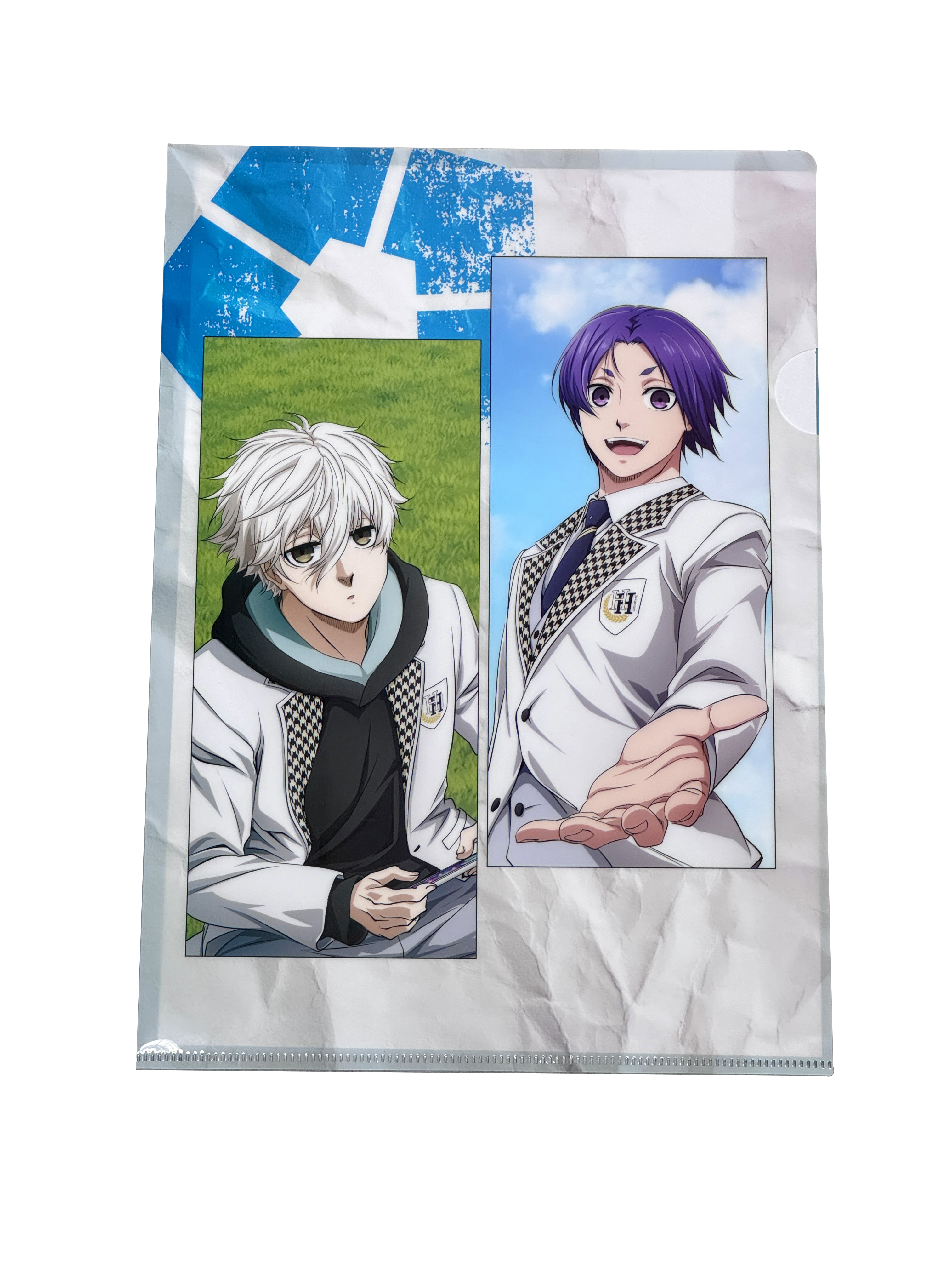 劇場版 藍色監獄 A4文件夾 - 凪&玲王 (校服 ver.)