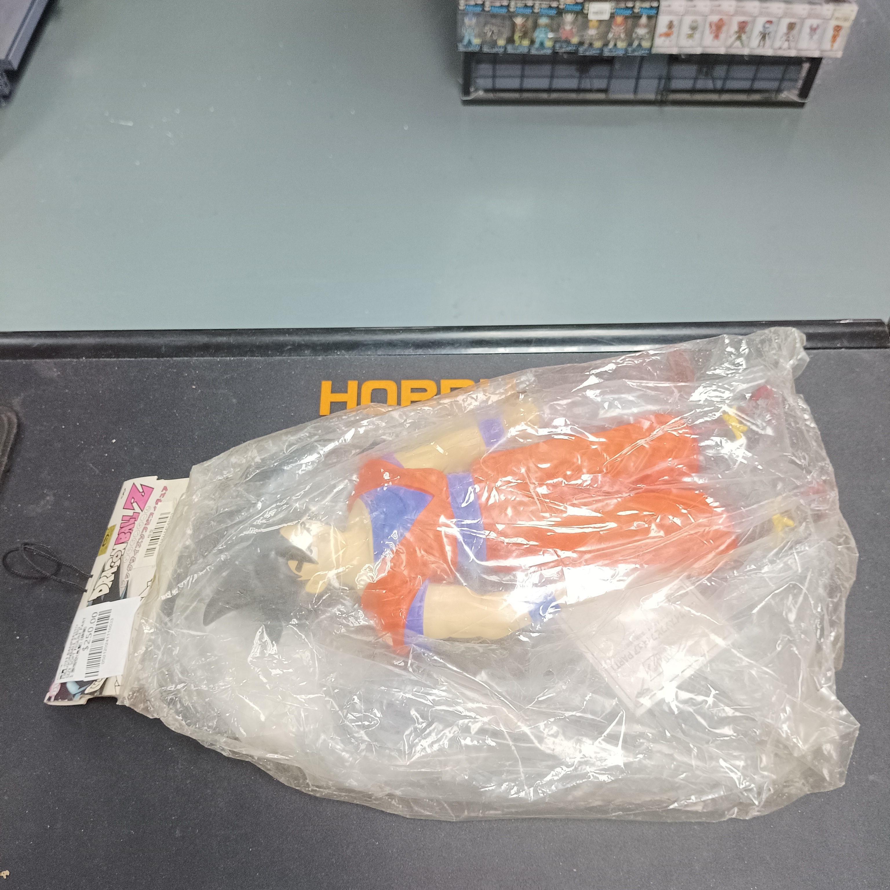 寄賣-033 BANPRESTO DRAGONBALL Z BIG SIZE SOFT FIGURE PART 1 孫悟空(長髪) (袋装)