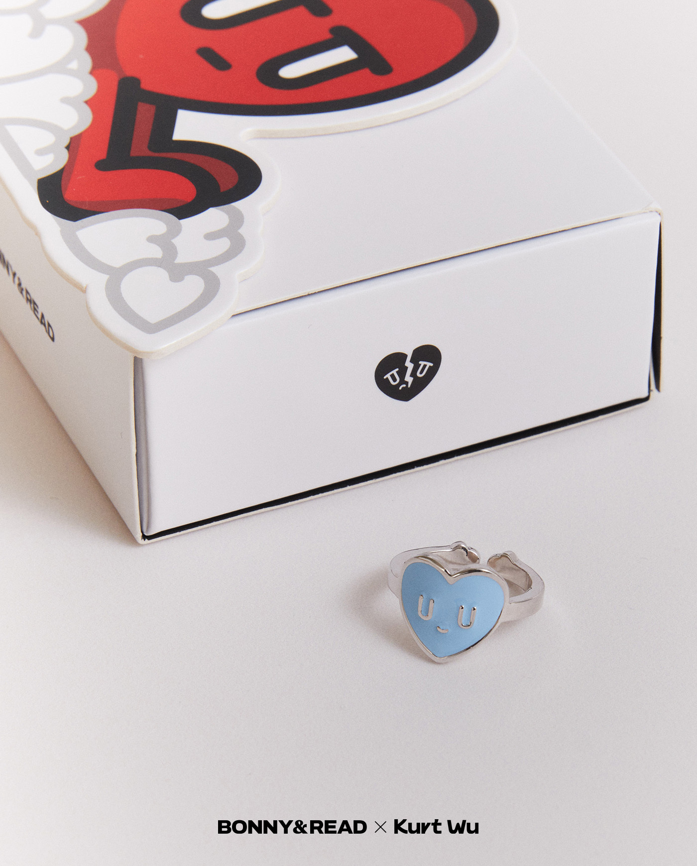 kurt聯名,kurt wu,愛心,戒指,rings