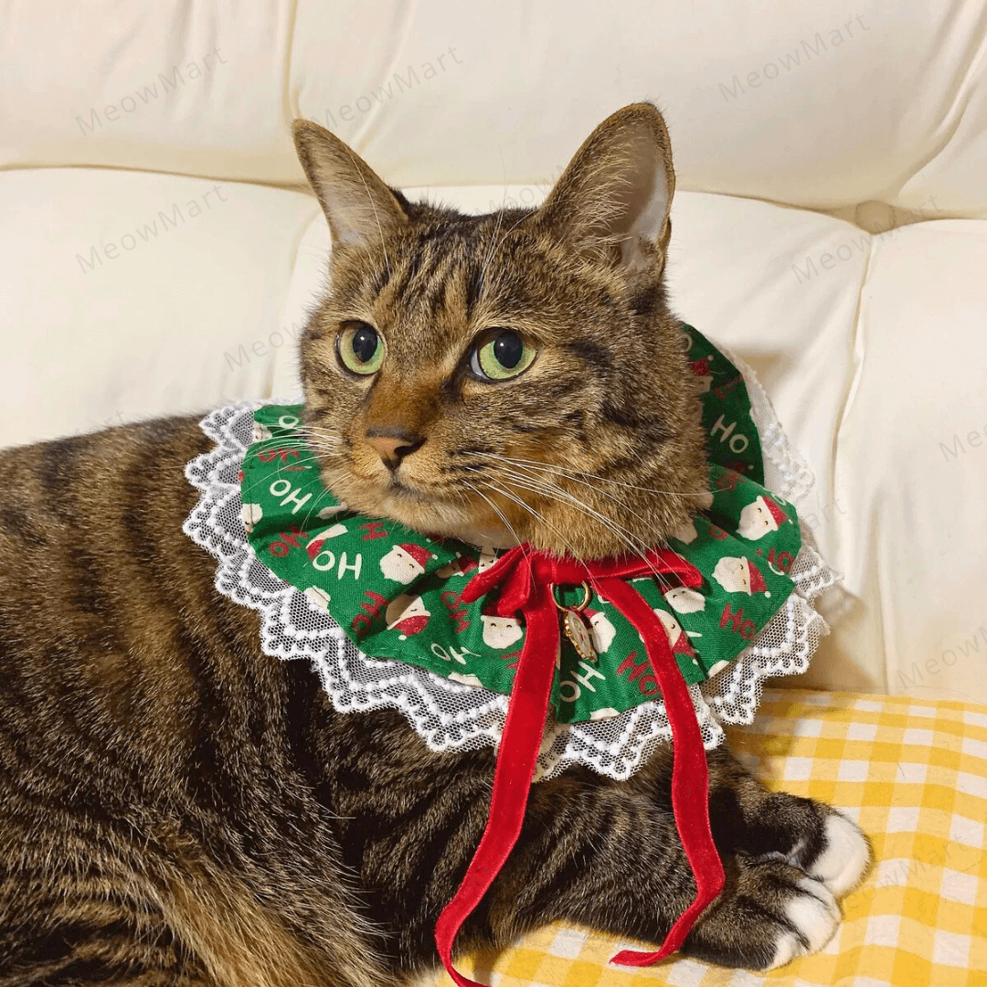 聖誕高貴蕾絲頸圈 (貓狗適用)