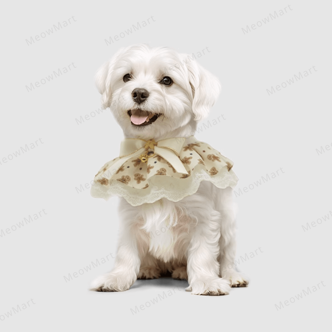 聖誕高貴蕾絲頸圈 (貓狗適用)