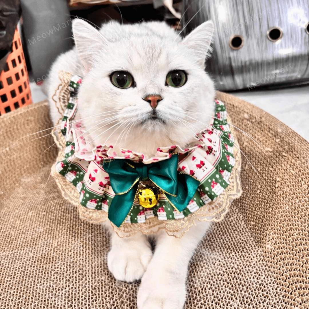 聖誕高貴蕾絲頸圈 (貓狗適用)