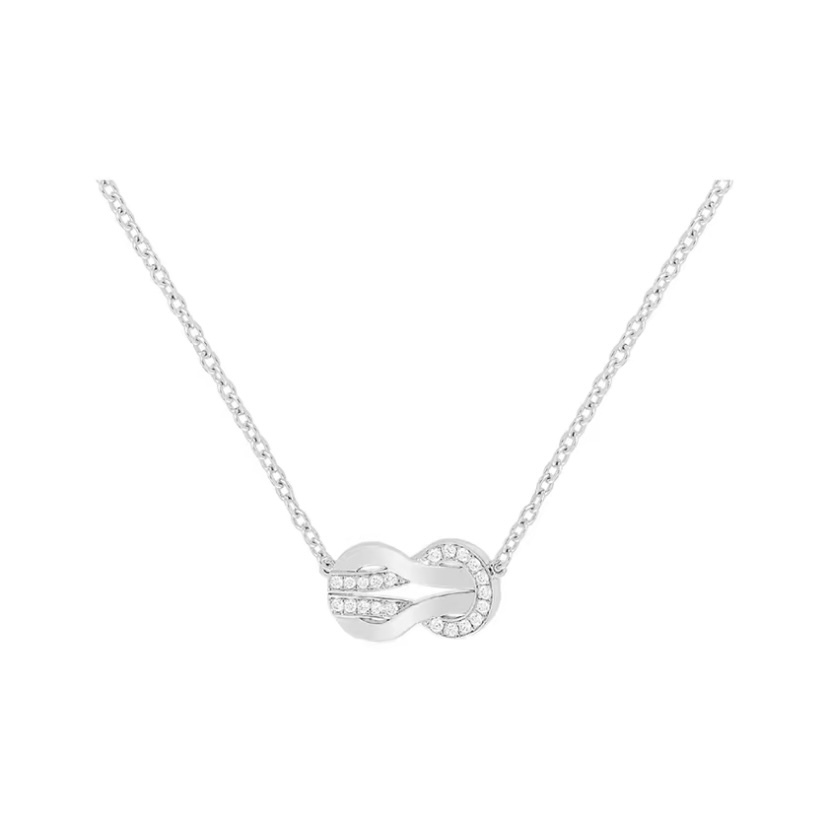 FRED Chance Infinie 頸鏈 18k 白金與鑽石