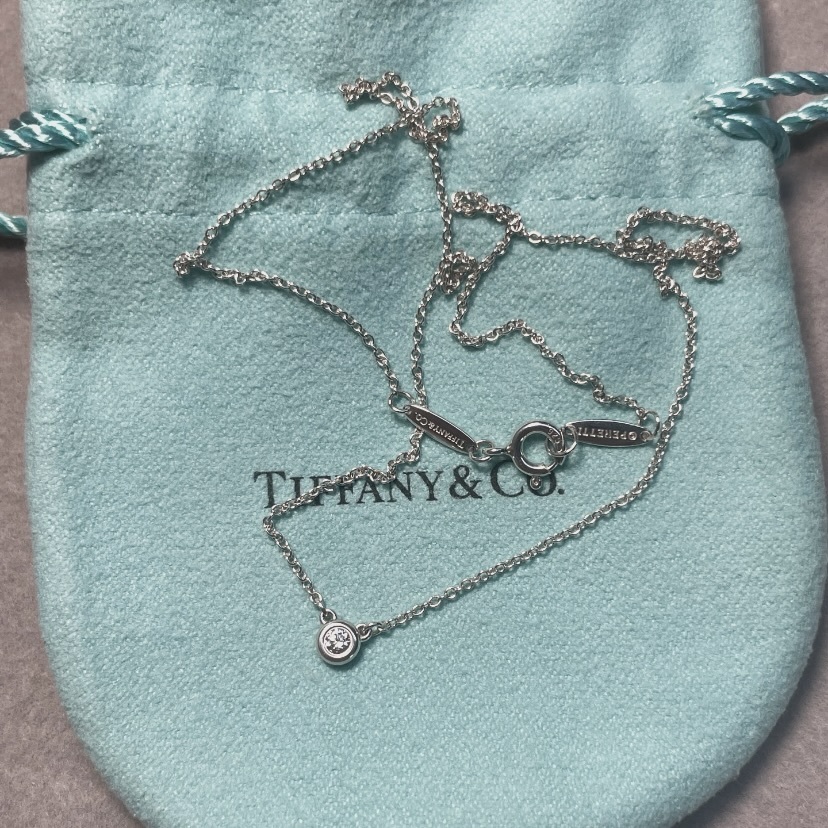 TIFFANY & CO. Elsa Peretti®: Color / Diamonds by the Yard® 單顆寶石鏈墜