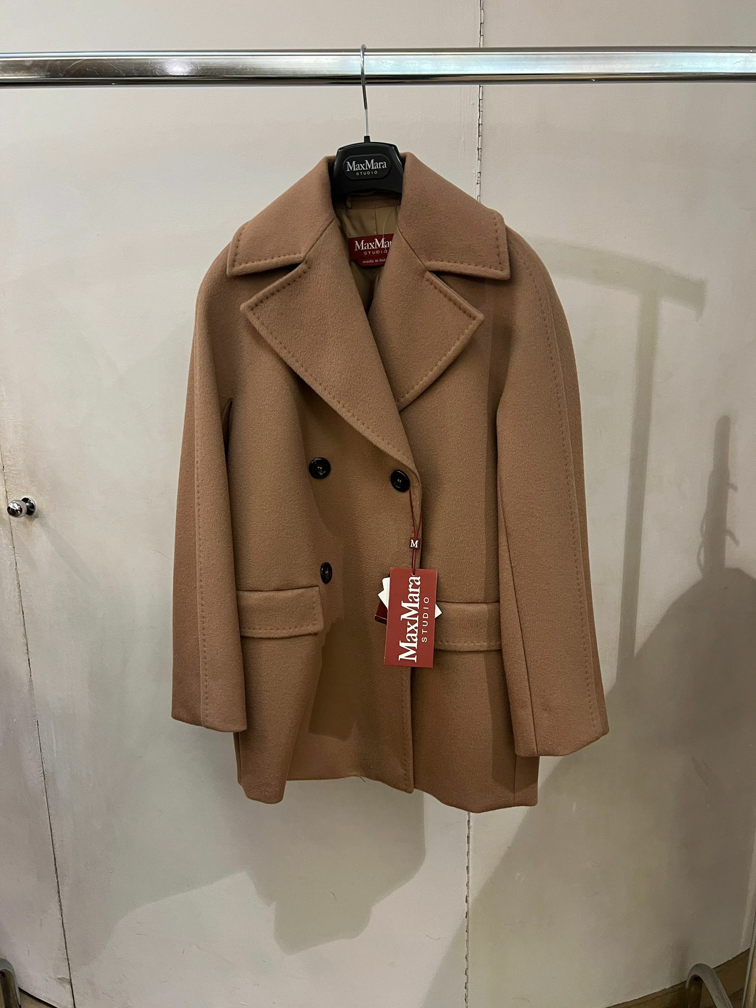 1MM1119-011 MAXMARA Kent.42 Giaccone Coat Camel (C-EU-E)
