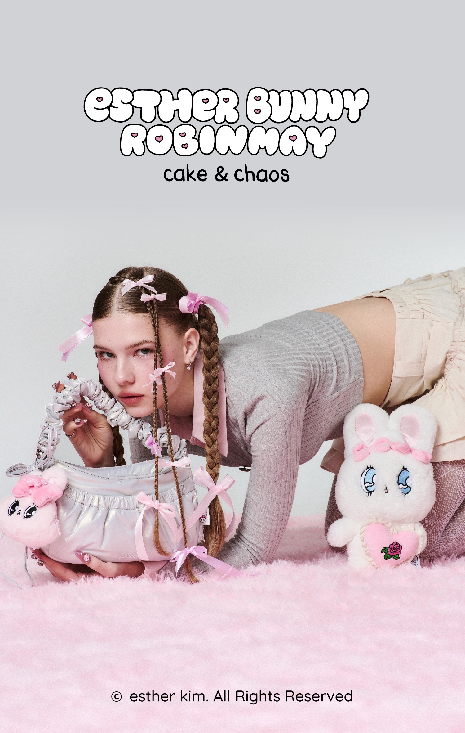 台湾 ROBINMAY RM x Esther Bunnyコラボ 本革ロングクリップJ106 original.jpg?1731038566