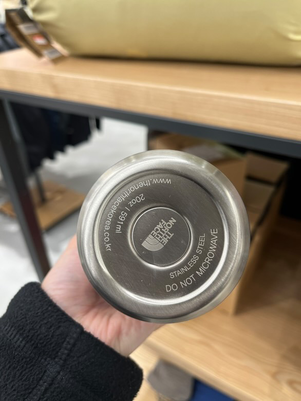 THE NORTH FACE 韓國限定 登山雙層真空隔熱保溫杯 591ML