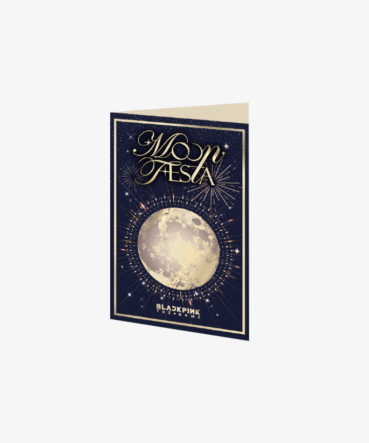 BLACKPINK THE GAME COUPON CARD COLLECTION MOON FESTA