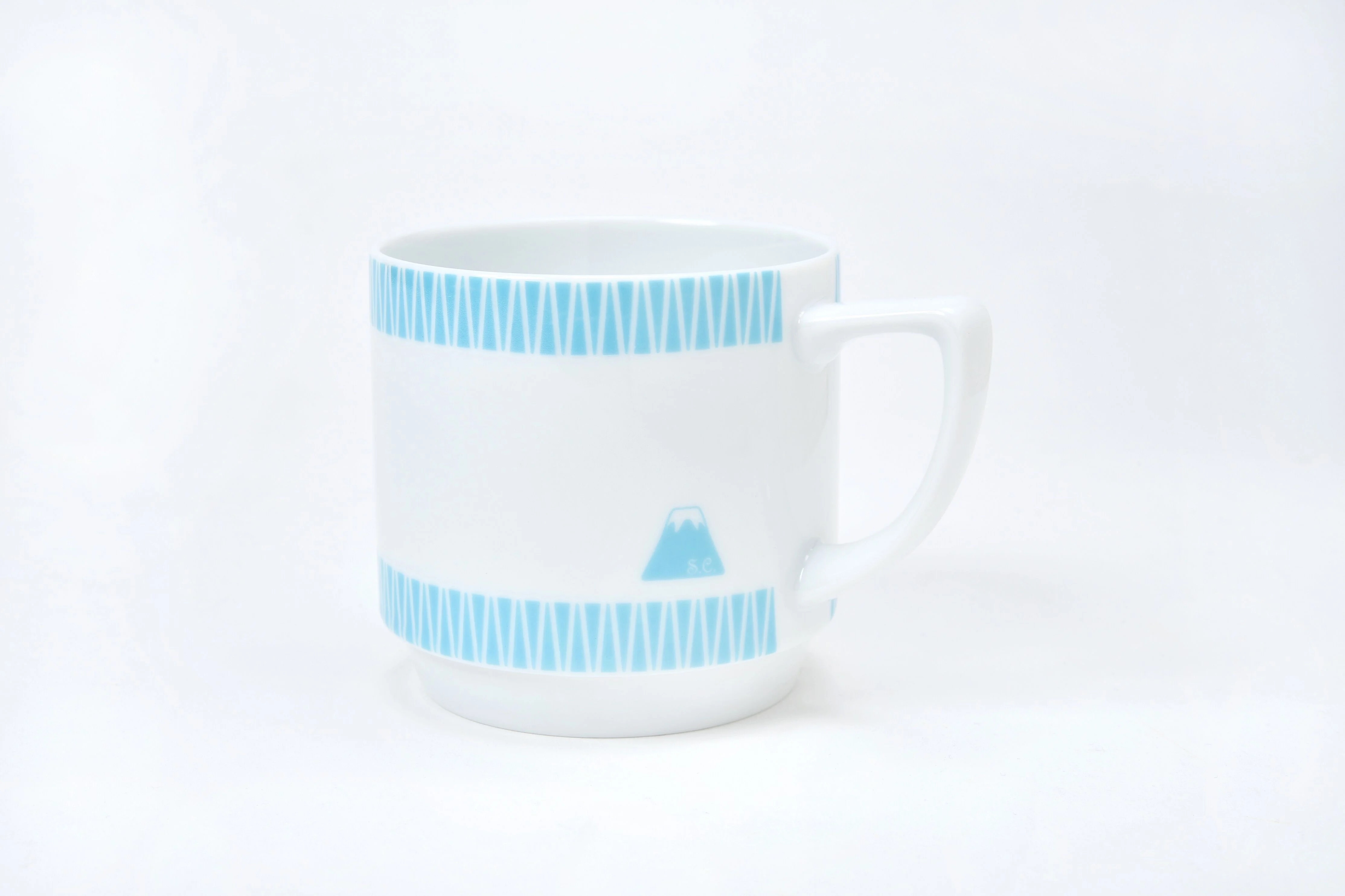 SWEETS CRAFT 日本富士山系列馬克杯 淡藍色