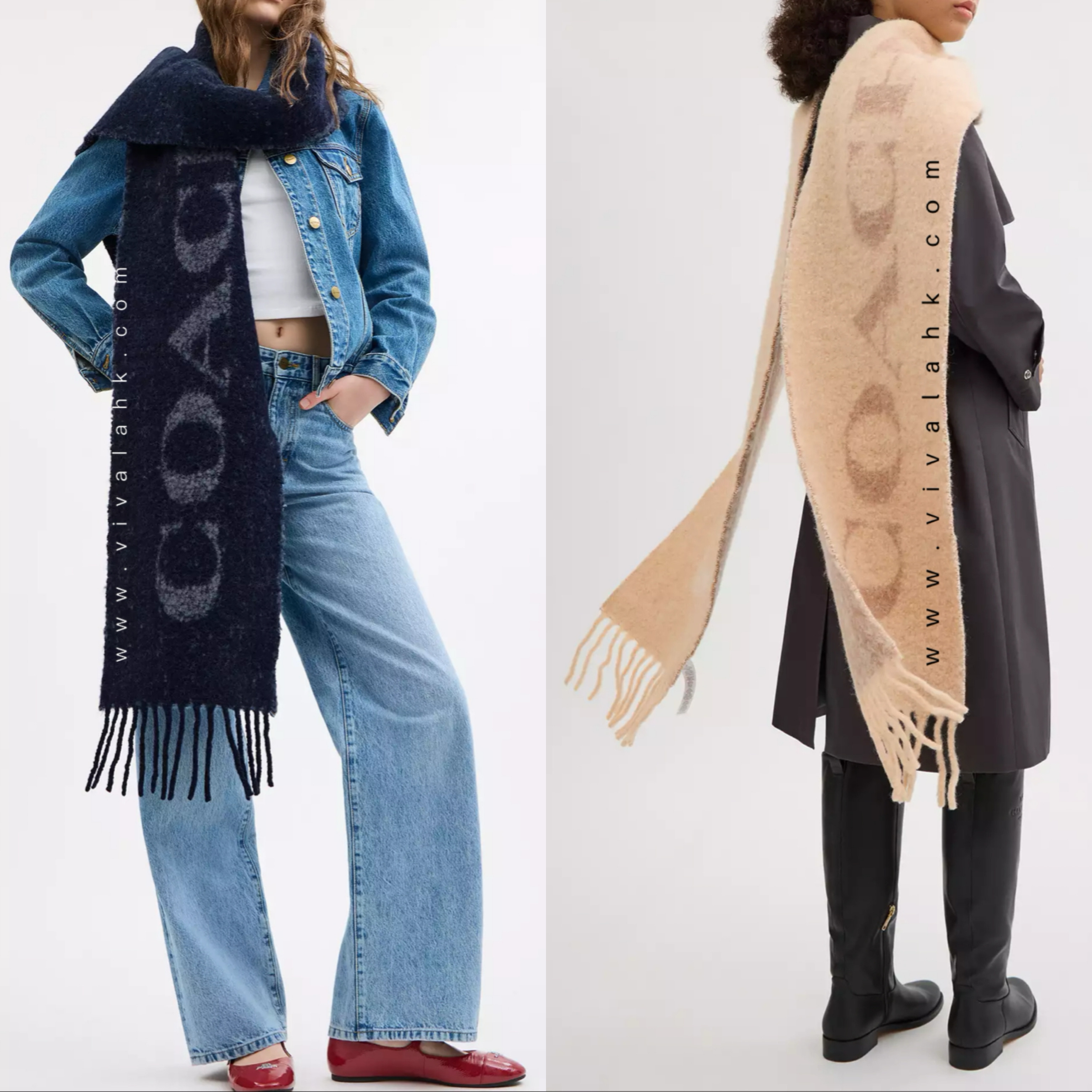 Coach - 特大圍巾 (CU812)